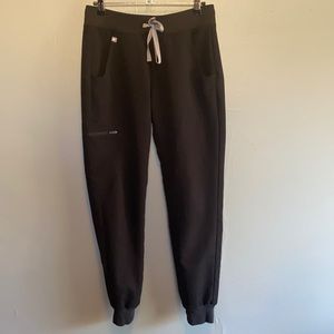 Figs Black Zamora scrub pants
